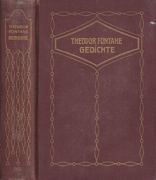 Gedichte - Theodor Fontane - copertina