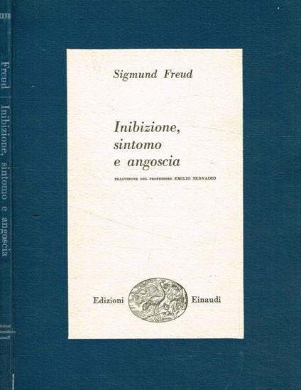 Inibizione, sintomo e angoscia - Sigmund Freud - copertina