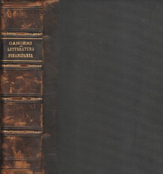 Lineamenti di letteratura finanziaria - Lello Gangemi - copertina