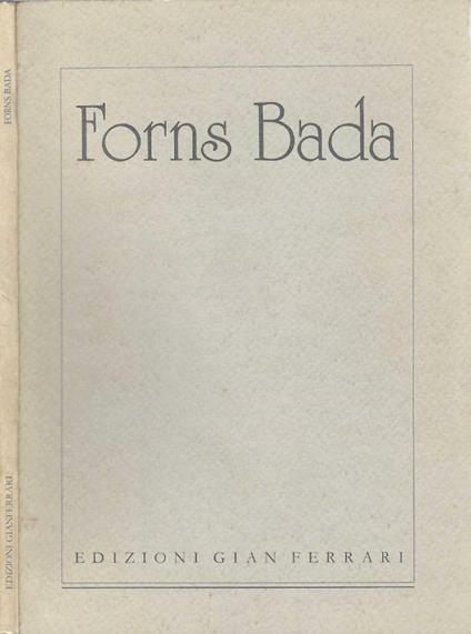 Forns Bada - Claudia Gian Ferrari - copertina