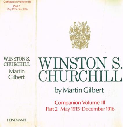 Winston S.Churchill vol.III part 2, may 1915-december 1916 - Martin Gilbert - copertina