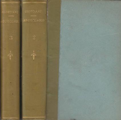 Epistolario vol 2,3 - Pietro Giordani - copertina