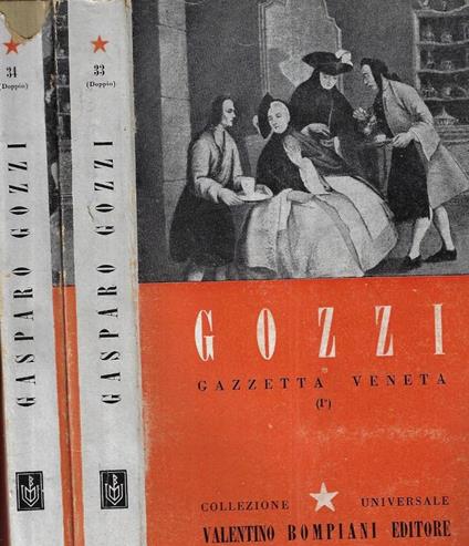 Gazzetta veneta Vol. I - II - Gasparo Gozzi - copertina