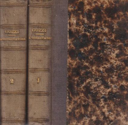 L' osservatore vol I,II - Gasparo Gozzi - copertina