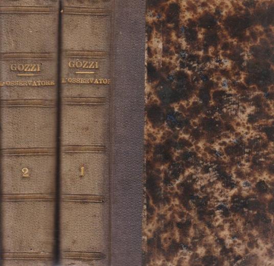 L' osservatore vol I,II - Gasparo Gozzi - copertina