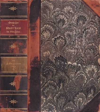 Geschichte der stadt Rom im Mittelalter - Ferdinand Gregorovius - copertina