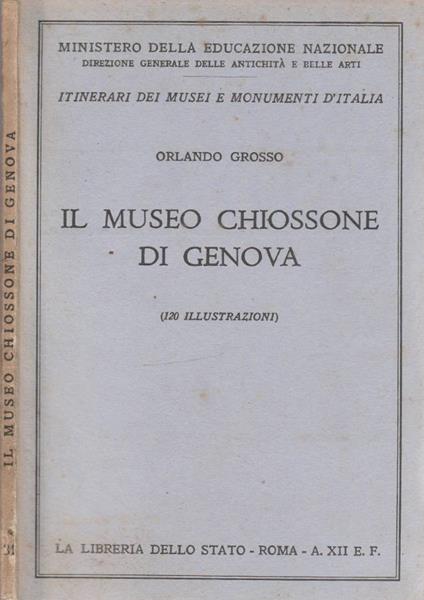 Il museo Chissone di Genova - Orlando Grosso - copertina