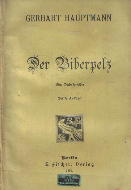 Der Biberpelz - Gerhart Hauptmann - copertina