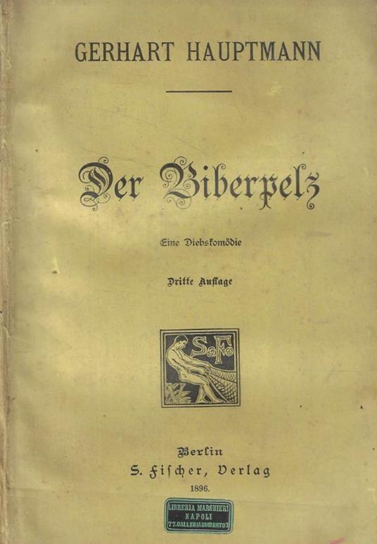 Der Biberpelz - Gerhart Hauptmann - copertina