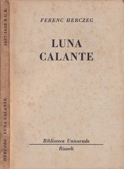 Luna calante - Ferenc Herczeg - copertina