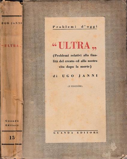 Ultra - Ugo Janni - copertina