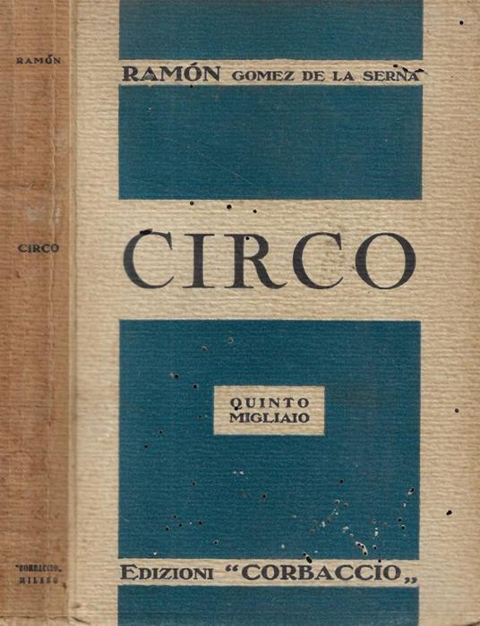 Circo - Ramon Gomez de La Serna - copertina