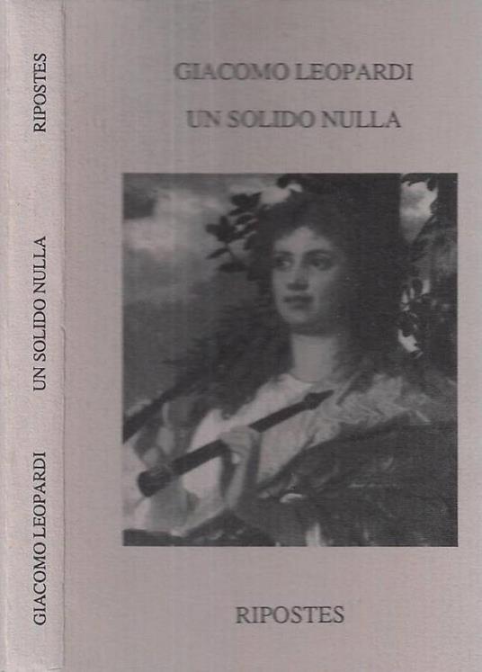 Un solido nulla - Giacomo Leopardi - copertina