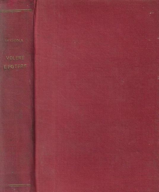 Volere è potere - Michele Lessona - copertina