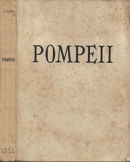 Pompeii - Amedeo Maiuri - copertina