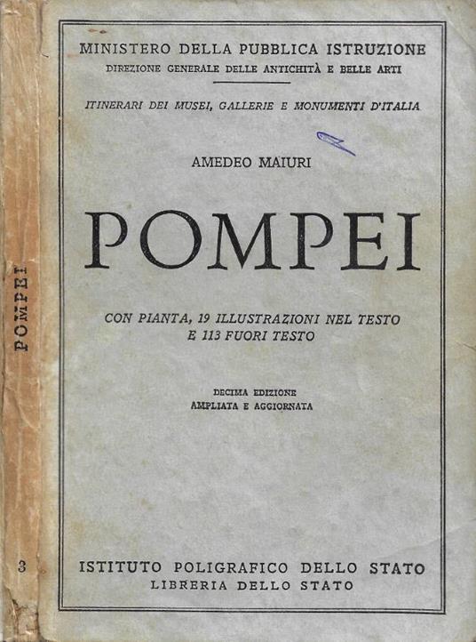 Pompei - Amedeo Maiuri - copertina