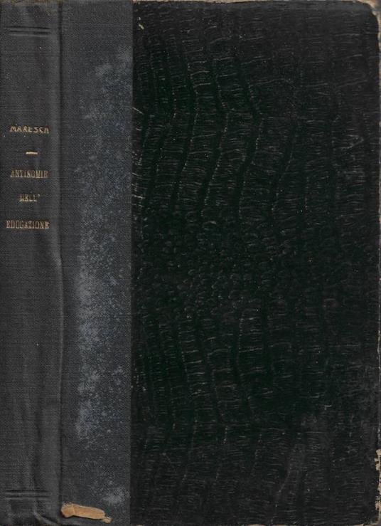 Le Antinomie dell'Educazione - Mariano Maresca - copertina