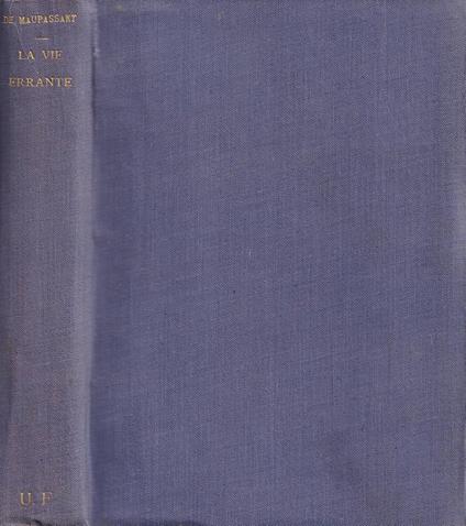 La vie errante - Guy de Maupassant - copertina