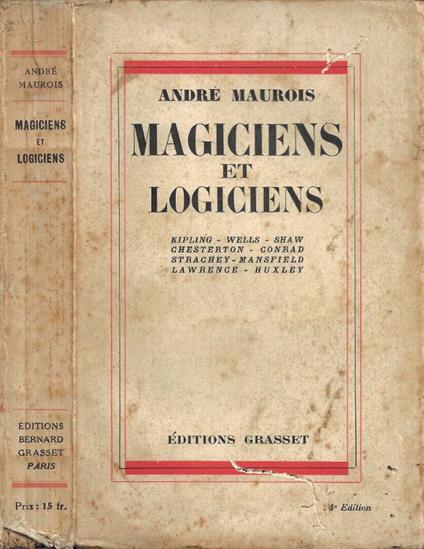 Magiciens et Logiciens - André Maurois - copertina