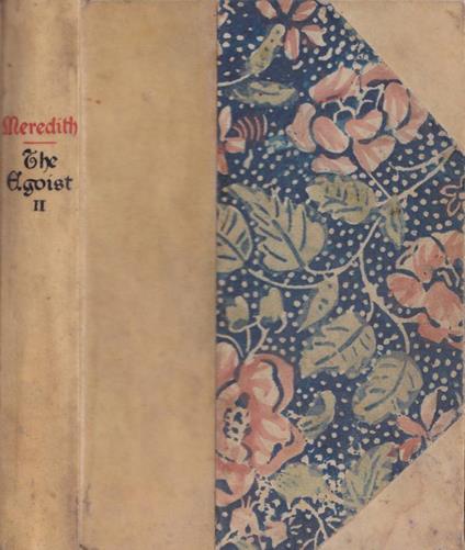 The egoist, vol. II - George Meredith - copertina