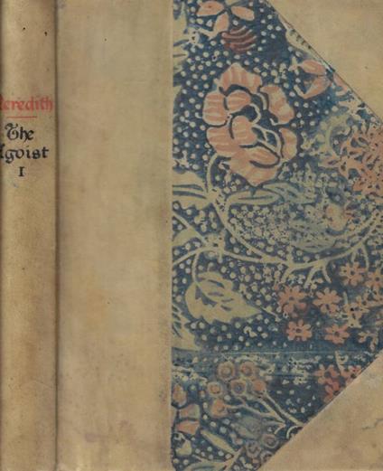 The egoist Vol. I - George Meredith - copertina