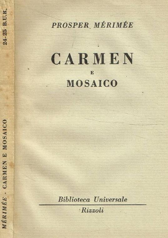 Carmen e Mosaico - Prosper Mérimée - copertina