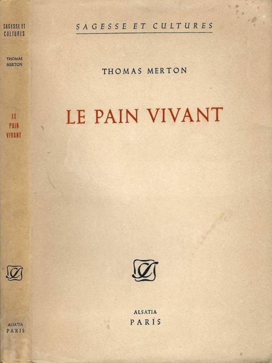 Le pain vivant - Thomas Merton - copertina