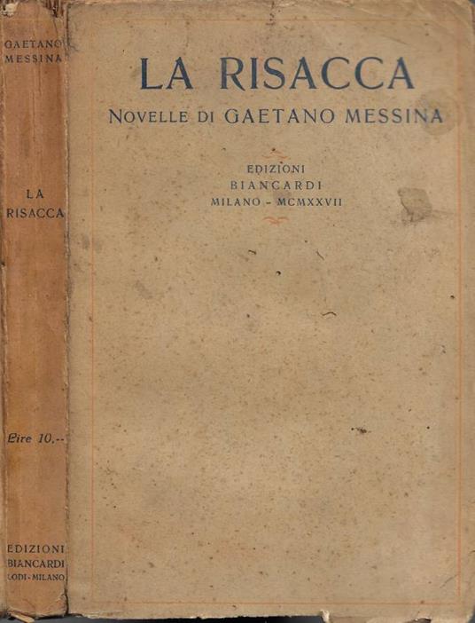 La Risacca - Gaetano Messina - copertina