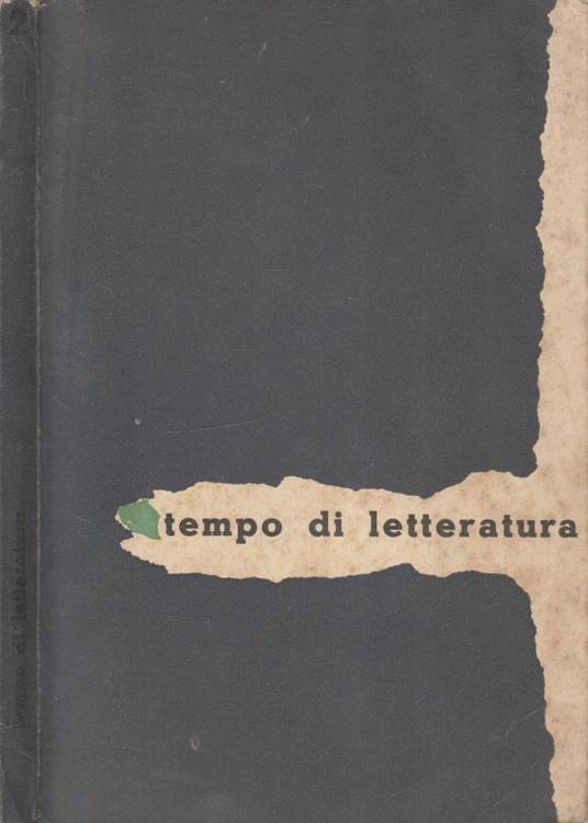 Tempo di letteratura anno I, numero 2, estate 1960 - Nullo Minissi - copertina
