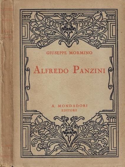 Alfredo Panzini - Giuseppe Mormino - copertina