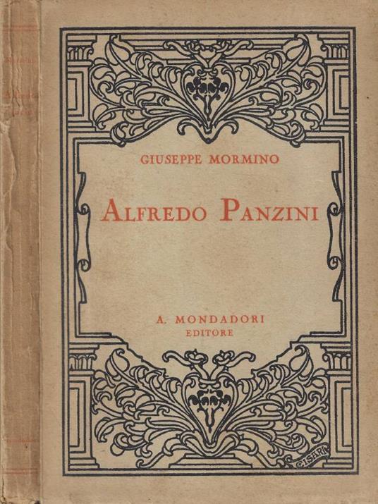 Alfredo Panzini - Giuseppe Mormino - copertina