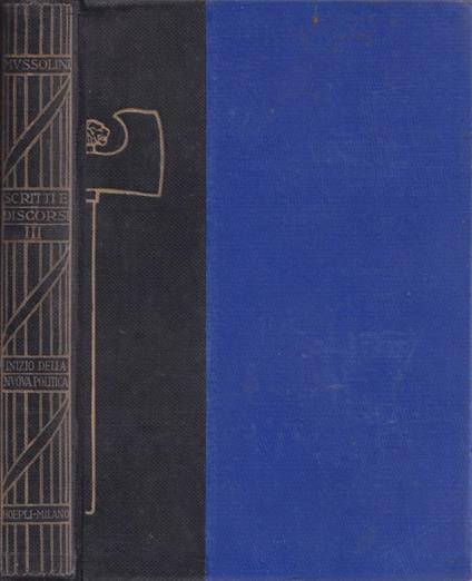 L' inizio della nuova politica - Benito Mussolini - copertina
