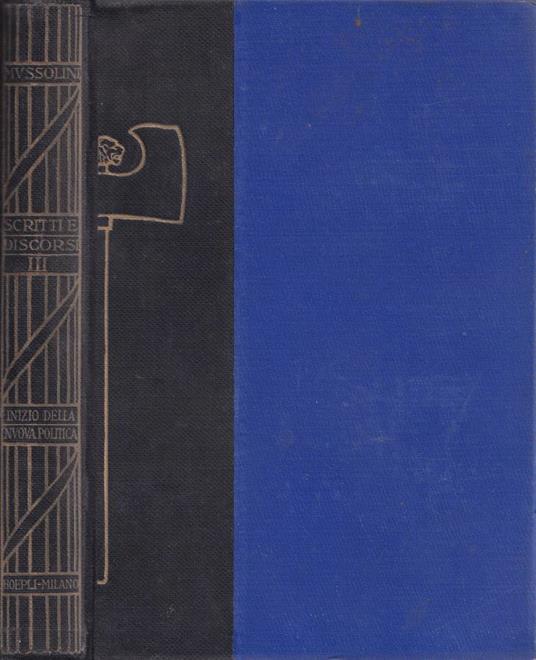 L' inizio della nuova politica - Benito Mussolini - copertina