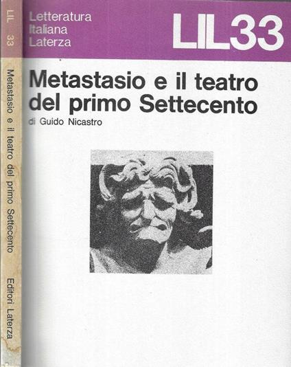 Metastasio e il teatro del primo Settecento - Guido Nicastro - copertina