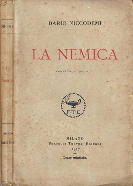 La nemica - Dario Niccodemi - copertina