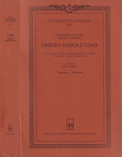 Omero Napoletano - Nunziante Pagano - copertina