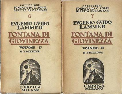 Fontana di giovinezza. 2 voll. (II edizione) - copertina