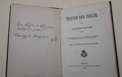 Tristan Und Isolde(1908) - Richard Wagner - copertina