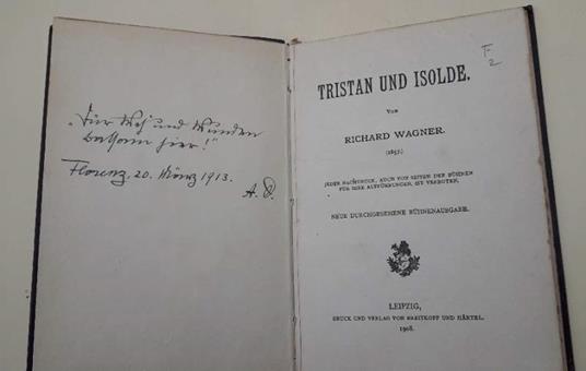 Tristan Und Isolde(1908) - Richard Wagner - copertina