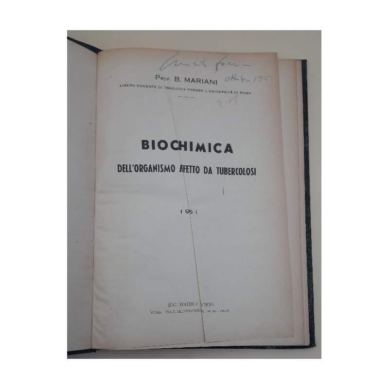 Biochimica Dell'Organismo Affetto Da Tubercolosi(1951)