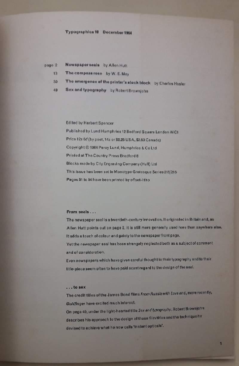 Typographica 10(1964)