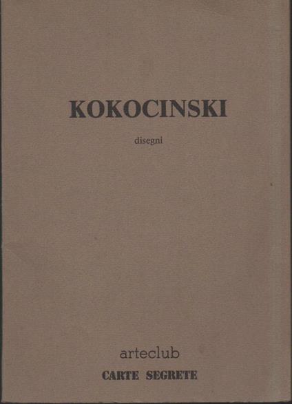 KOKOCINSKI - disegni e gouaches (1980) - copertina