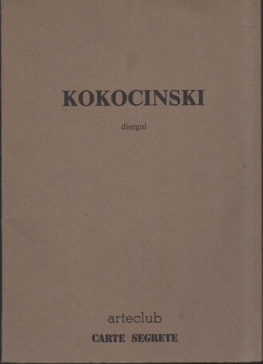 KOKOCINSKI - disegni e gouaches (1980) - copertina