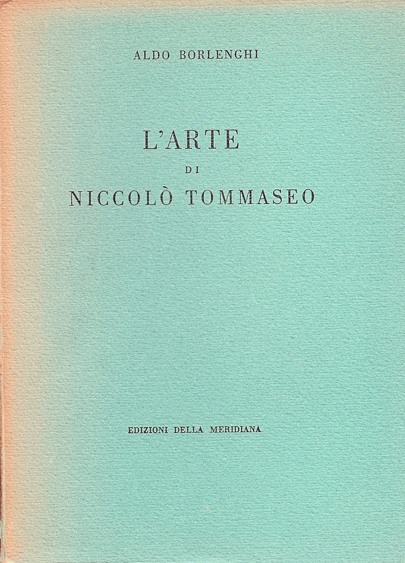 L' Arte di Niccolò Tommaseo