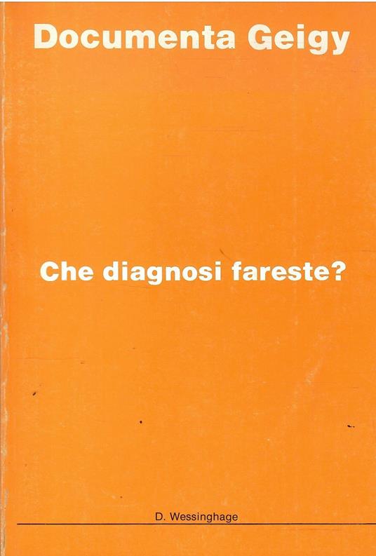 Che Diagnosi Fareste? - copertina