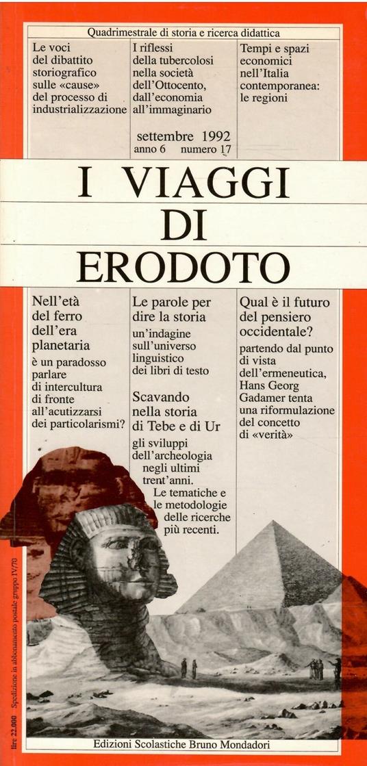 I Viaggi di Erodoto N. 17/92 - copertina