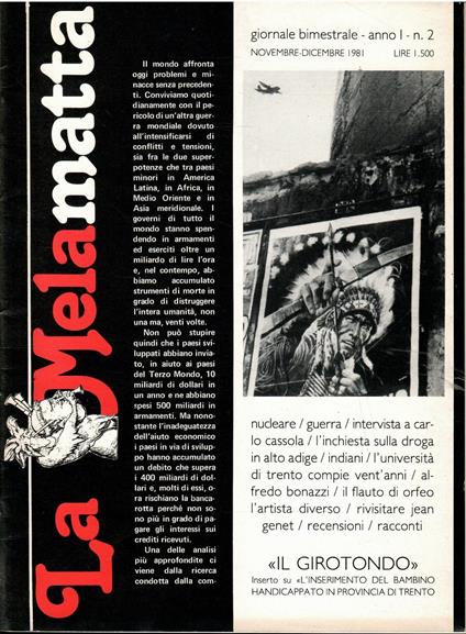 La Melamatta Anno I N. 2 - copertina