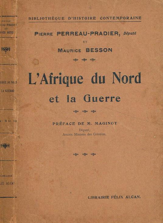 L' Afrique du nord et la guerre - copertina