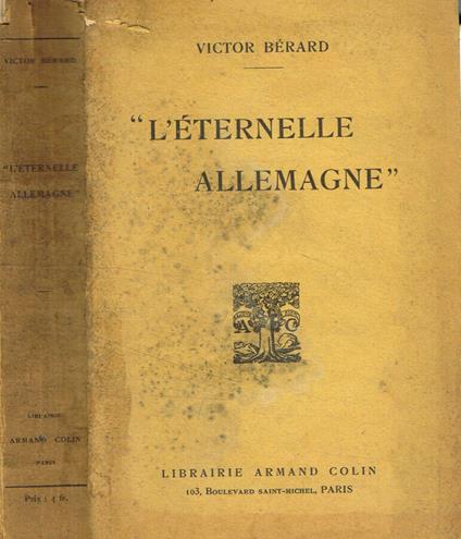 L' eternelle allemagne - copertina