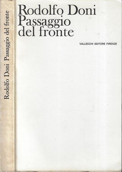 Passaggio del fronte - Rodolfo Doni - copertina